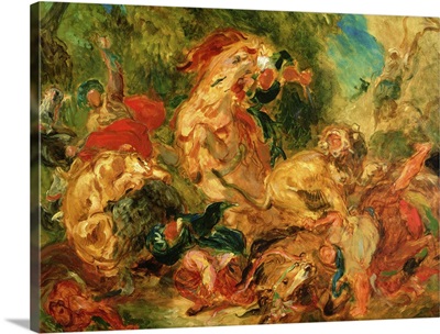 Study for The Lion Hunt, 1854