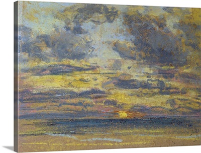Study of the Sky with Setting Sun, c.1862-70
