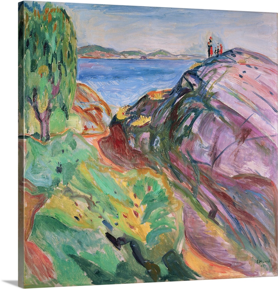 Summer by the Sea, Krager, 1911 (originally oil on canvas) by Munch, Edvard (1863-1944)