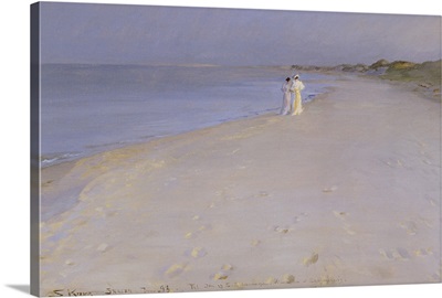 Summer evening at the South Beach, Skagen, 1893