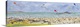 image thumbnail of Contemporary painting of a crowd of beachgoers by the ocean with kites in the air.