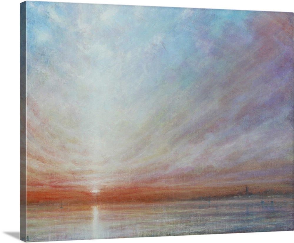 3248471 Sunset at Bosham Harbour by Hare, Derek (b.1945); 107 x 91 cm;  Derek Hare. All rights reserved 2022.

Please note...