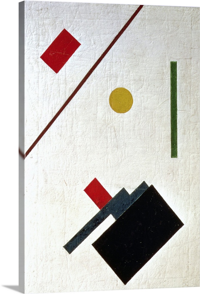 BAL89324 Suprematist Composition, 1915  by Malevich, Kazimir Severinovich (1878-1935); oil on canvas; 70x48 cm; Museum of ...