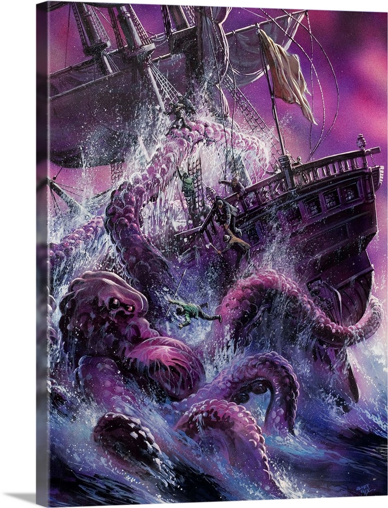 Terror from the Deep.  For centuries, sailors have told of the kraken, a giant octopus capable of capsizing a ship.  Scien...