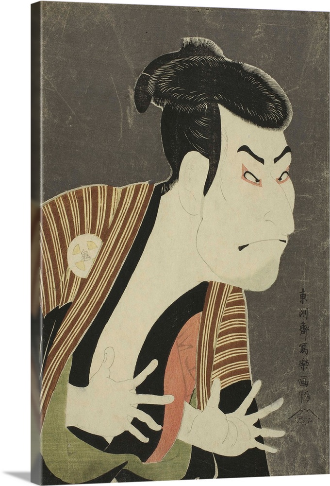 The actor Otani Oniji III as Edobei, 1794, colour woodblock print.