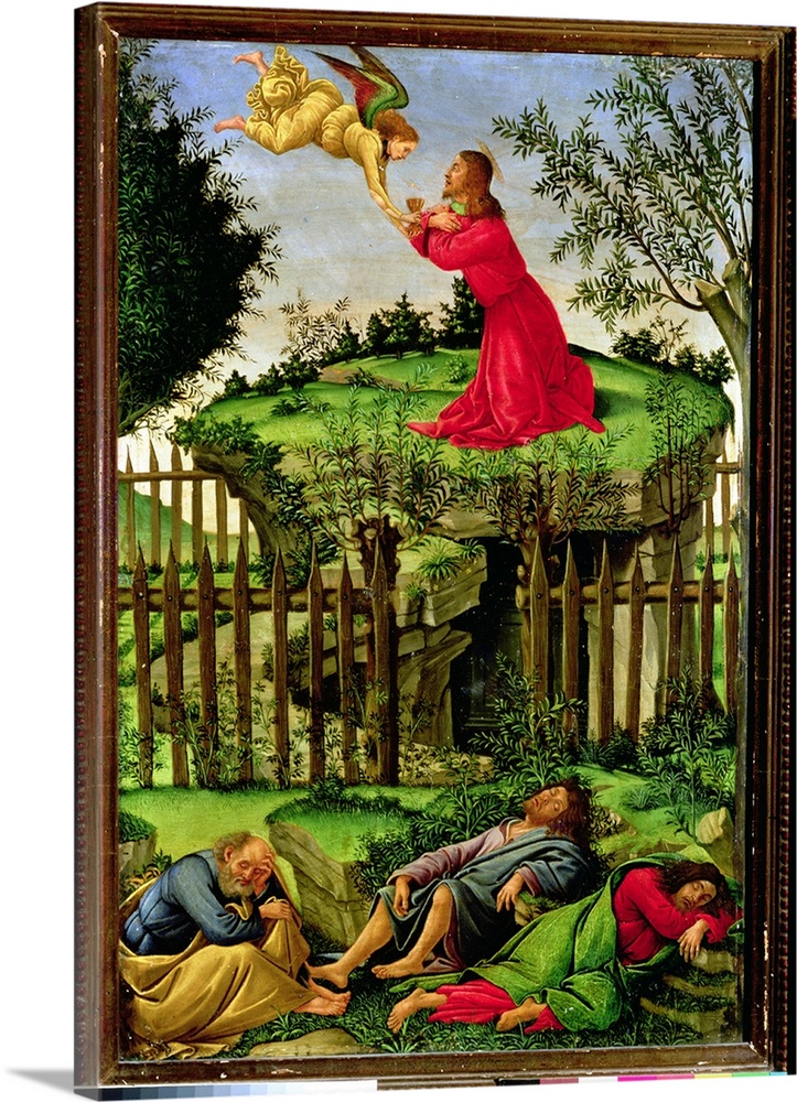 XIR29148 The Agony in the Garden, c.1500 (oil on canvas)  by Botticelli, Sandro (1444/5-1510); Capilla Real, Granada, Spai...