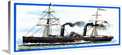 The American paddle steamer Vanderbilt