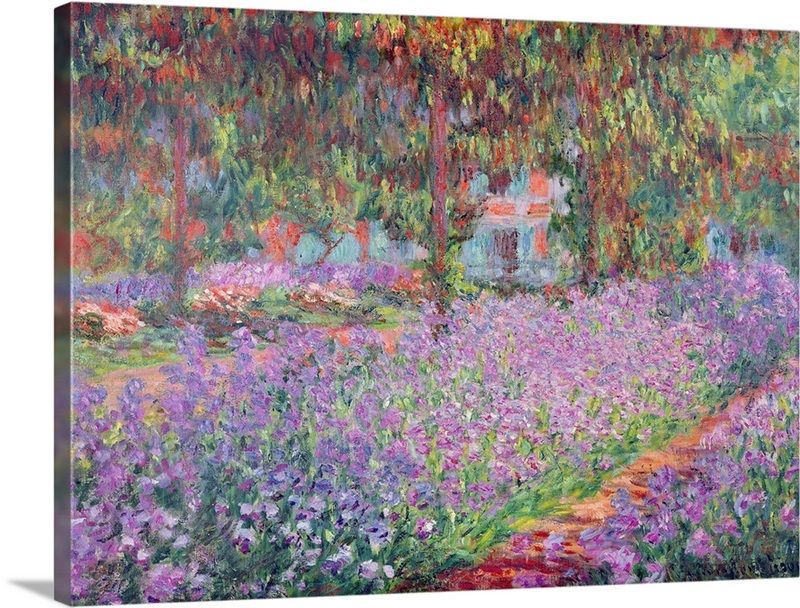 The Artists Garden at Giverny, 1900 | Great Big Canvas