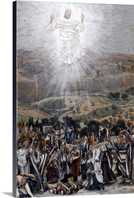 The Ascension from the Mount of Olives, illustration for The Life of Christ