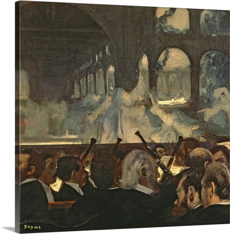 Valise - Le Ballet de Robert le Diable - Tableau d' Edgar Degas - 35x55x20  cm - Bagage