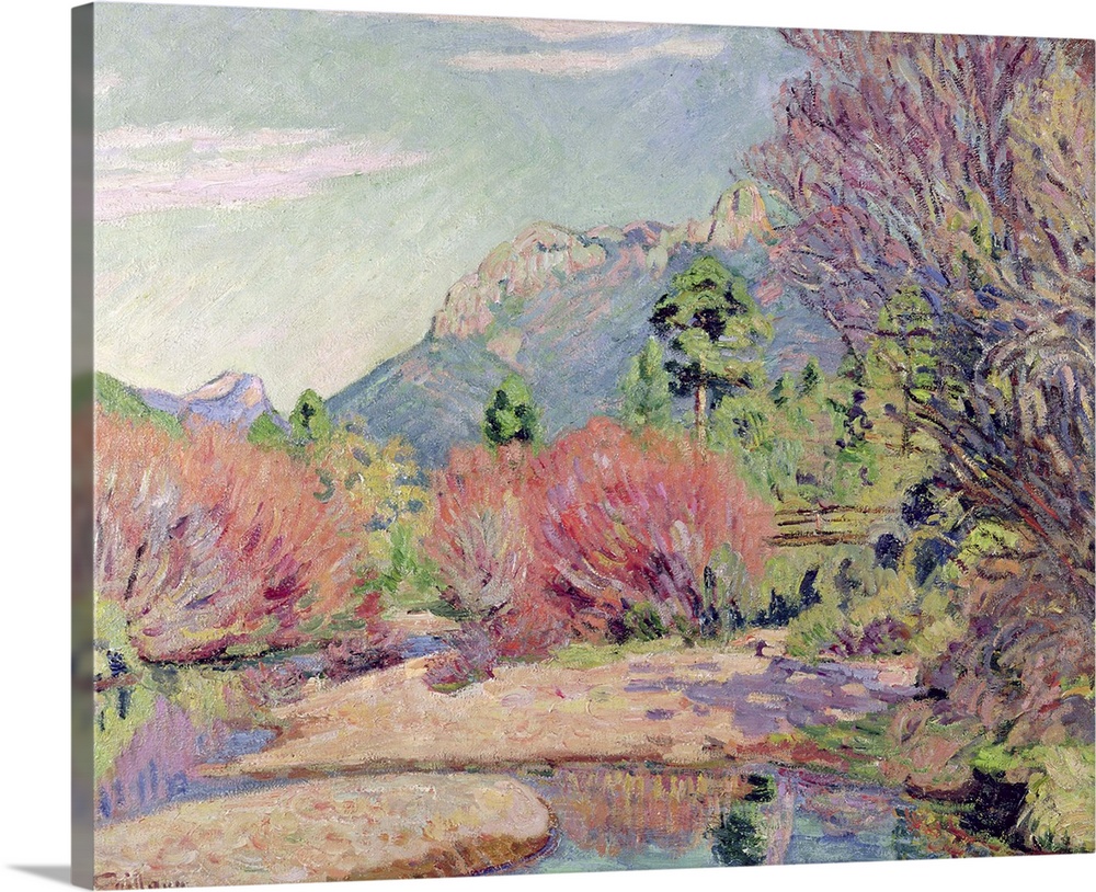 XIR161773 The Banks of the Sedelle at Crozant (oil on canvas)  by Guillaumin, Jean Baptiste Armand (1841-1927); 63x80 cm; ...