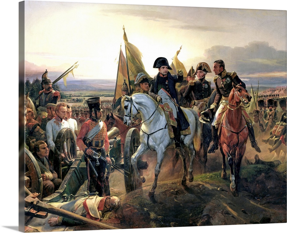 XIR39150 The Battle of Friedland, 14th June 1807 (oil on canvas)  by Vernet, Emile Jean Horace (1789-1863); Chateau de Ver...