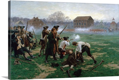 The Battle of Lexington, 19th April 1775, 1910