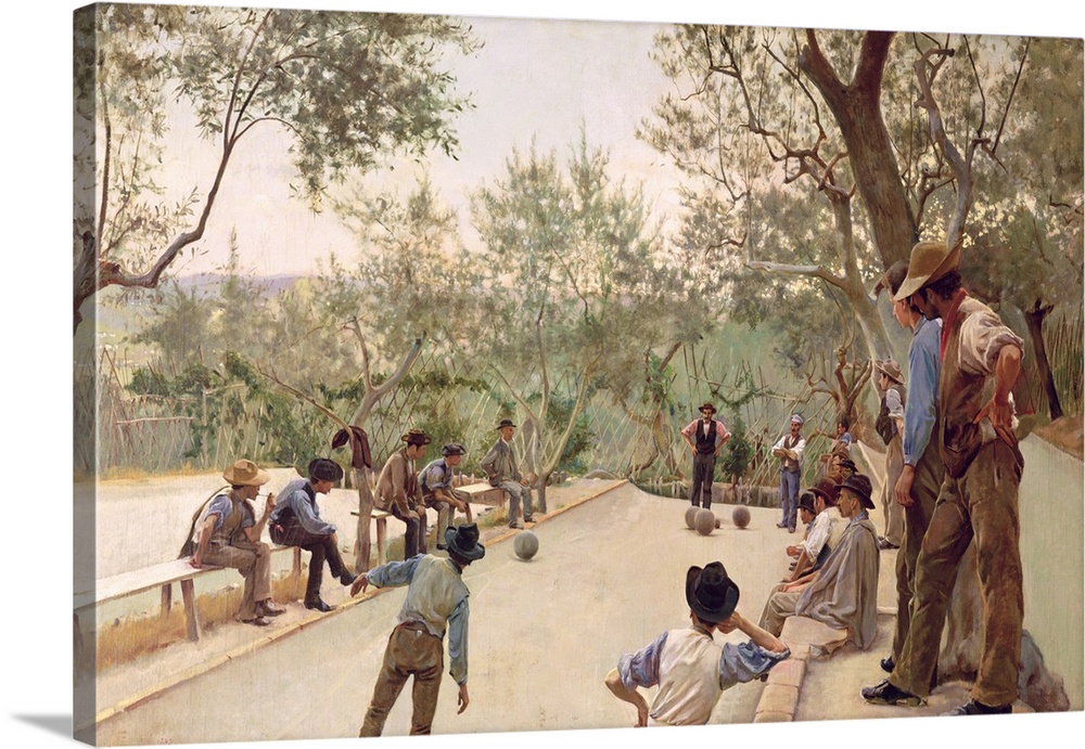 The Boules Players, 1882