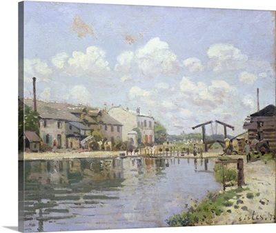 The Canal Saint Martin, Paris, 1872