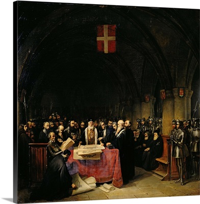 The Chapter of the Order of St. John of Jerusalem held in Rhodes in 1524, 1839