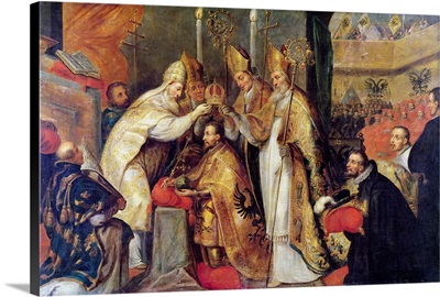The Coronation of Charles V (1500-58) Holy Roman Emperor