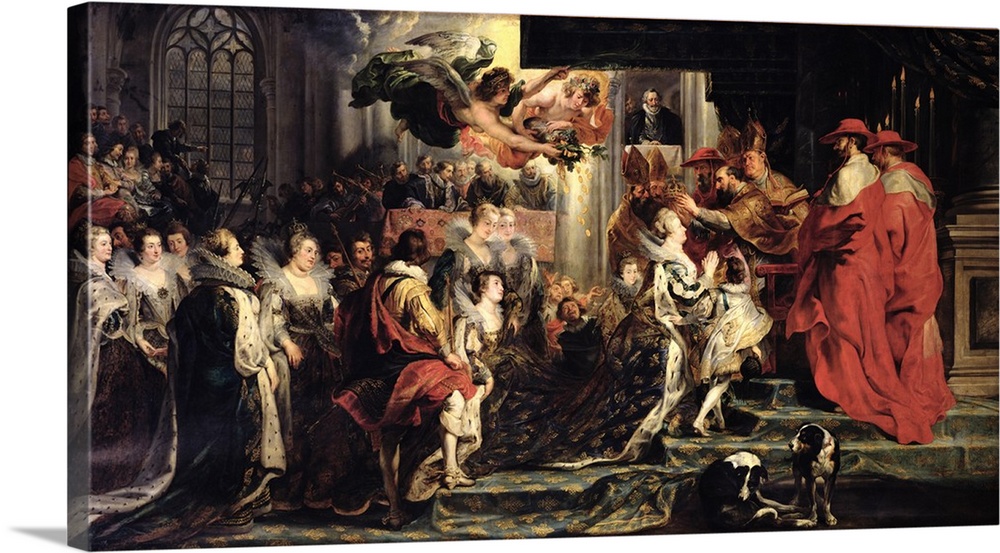 The Coronation of Marie de Medici (1573-1642) at St. Denis, 13th May 1610