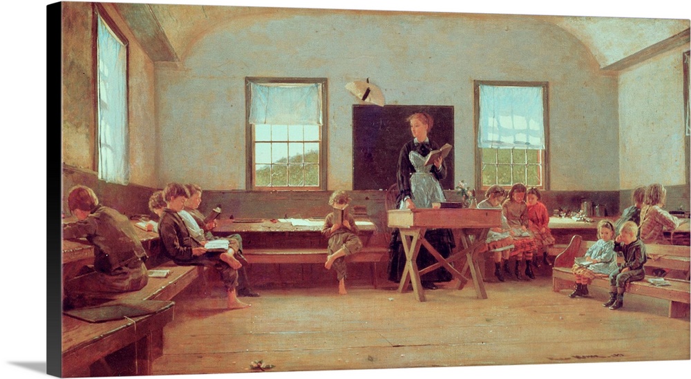 The Country School by Homer, Winslow (1836-1910)