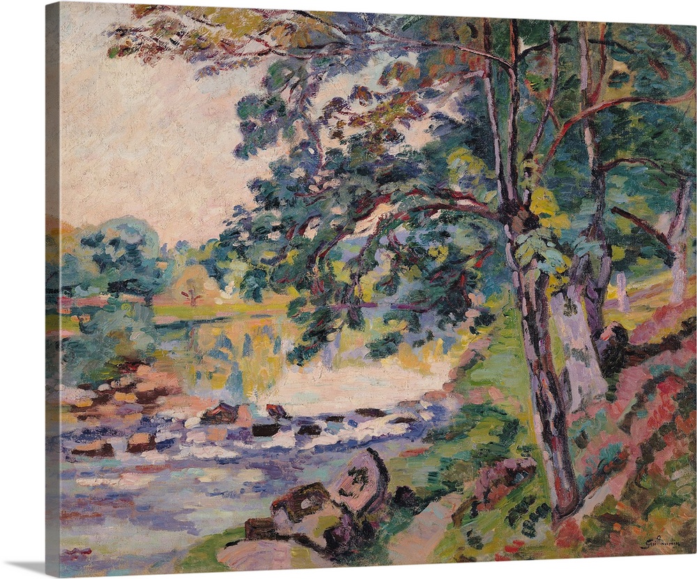 MMT154103 The Creuse at Genetin (oil on canvas) by Guillaumin, Jean Baptiste Armand (1841-1927); Musee Marmottan Monet, Pa...
