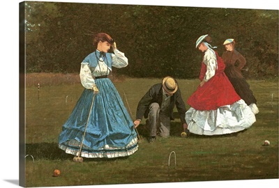 The Croquet Game, 1866