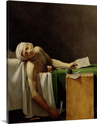 The Death of Marat, after the original by Jacques-Louis David (1748-1825)