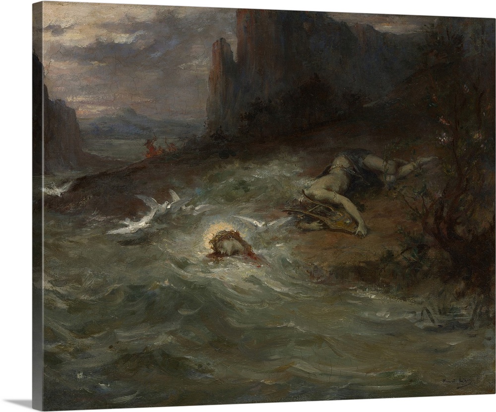 The Death of Orpheus, c.1870, oil on canvas.