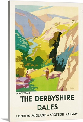 'The Derbyshire Dales', poster advertising London Midland