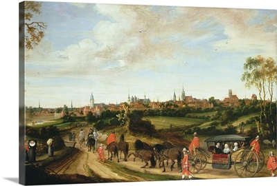The Dutch Envoy Adriaan Pauw arriving at Munster, 1648
