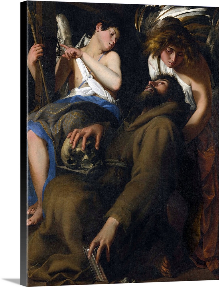The Ecstasy of Saint Francis, 1601, oil on canvas.