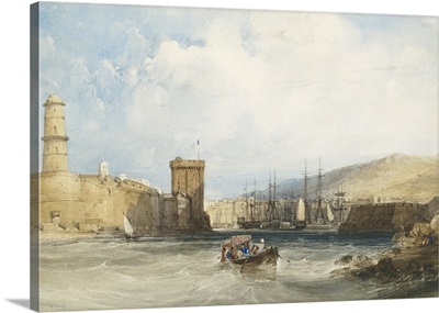 The Entrance to the Harbour of Marseilles, c.1838