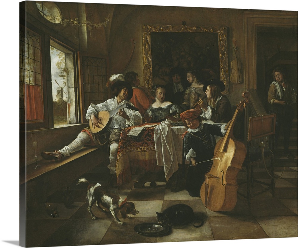 The Family Concert, 1666, oil on canvas.