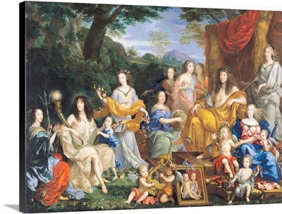 The Family of Louis XIV (1638-1715) 1670  (for details see 39054-39055)