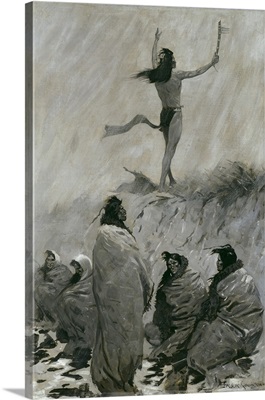 The Fire Eater Raised His Arms to the Thunder Bird, c.1900