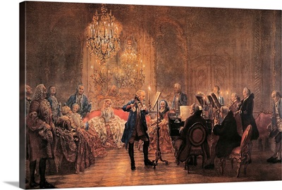 The Flute Concert, 1852