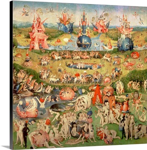The Garden of Earthly Delights: Allegory of Luxury, central panel of triptych image thumbnail
