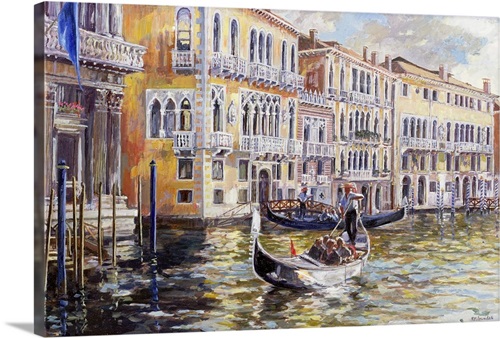 The Grand Canal in the Late Afternoon | Great Big Canvas