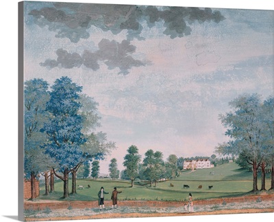 The Great House and Park at Chawton, c.1780