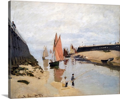 The Harbour At Trouville