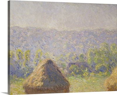 The Haystacks Or, The End Of The Summer, At Giverny, 1891 (Detail Of 19132)