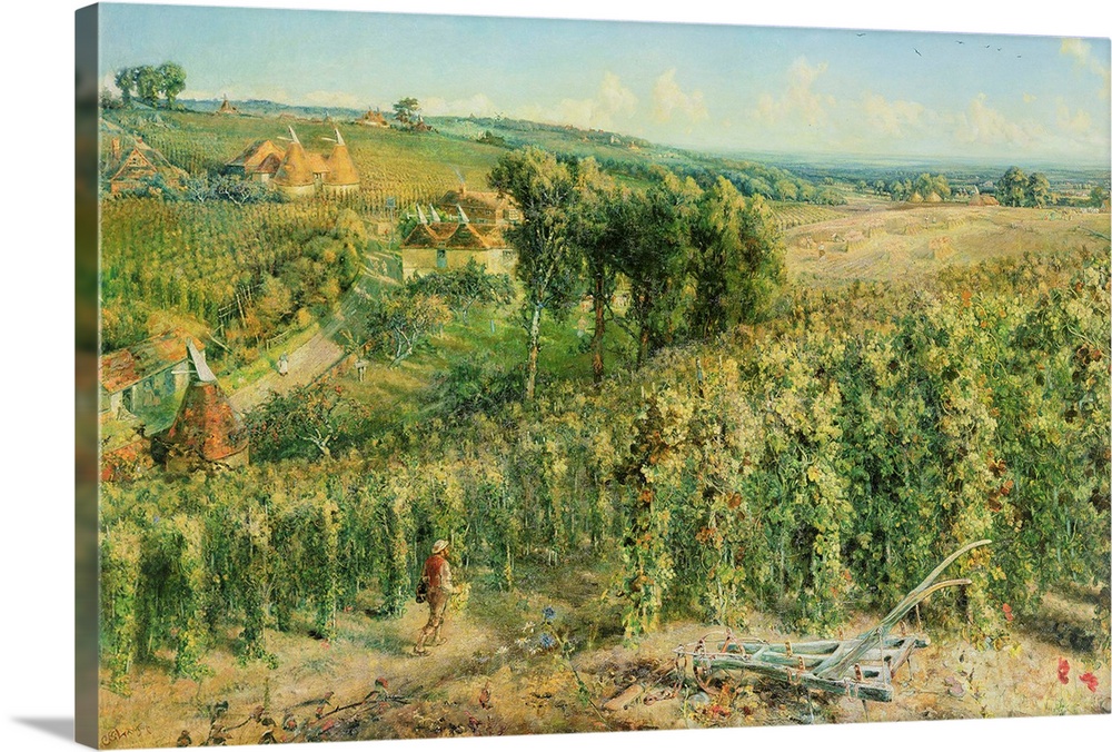 BAL15005 The Hop Garden by Lawson, Cecil Gordon (1851-82); Roy Miles Fine Paintings; English