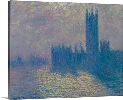 The Houses of Parliament, Stormy Sky, 1904