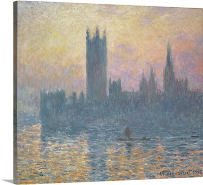 The Houses Of Parliament, Sunset, 1903