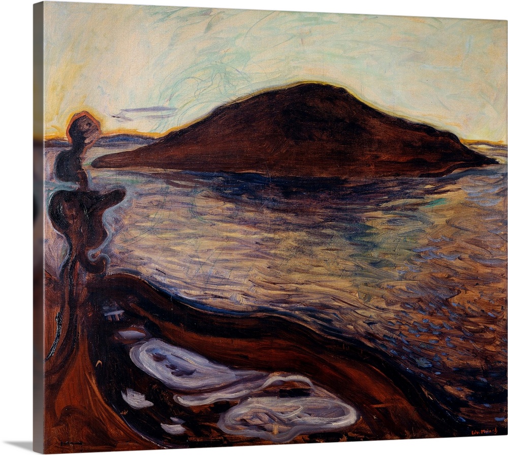 The Island (originally oil on canvas) by Munch, Edvard (1863-1944)