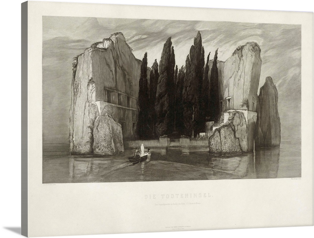 The Isle of the Dead, 1890, etching and aquatint on chine colle.