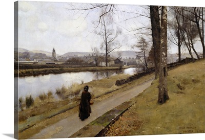 The Last Turning, Winter, Moniaive, 1885