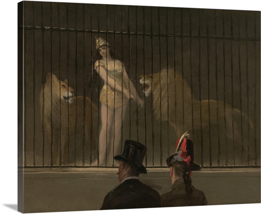 The Lion-tamer (originally oil on canvas), Forain, Jean Louis (1852-1931)