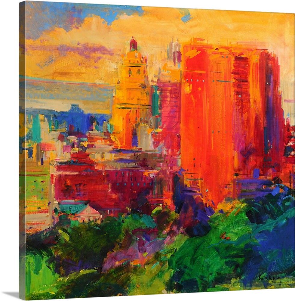 The Majestic, New York (originally oil on canvas) by Graham, Peter