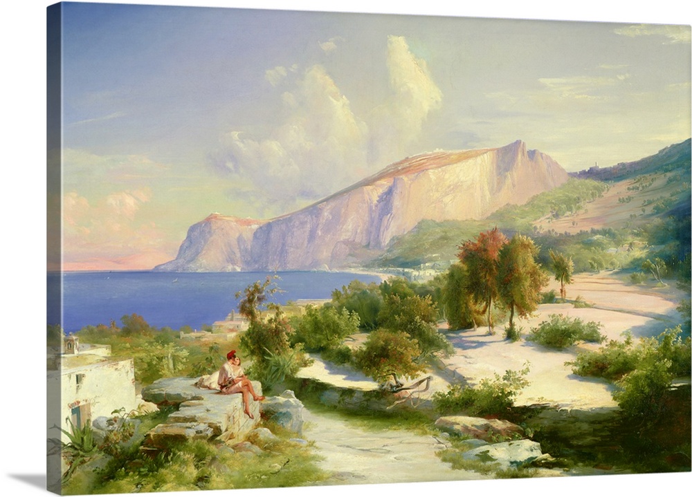XAM66430 The Marina Grande, Capri, c.1829  by Blechen, Karl (1798-1840); oil on canvas; 90x130 cm; Osterreichische Galerie...