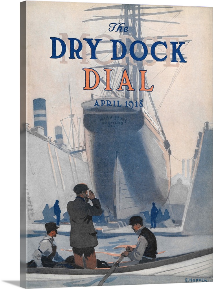 'The Mary Stone of Portland', front cover of the 'Morse Dry Dock Dial', April 1918